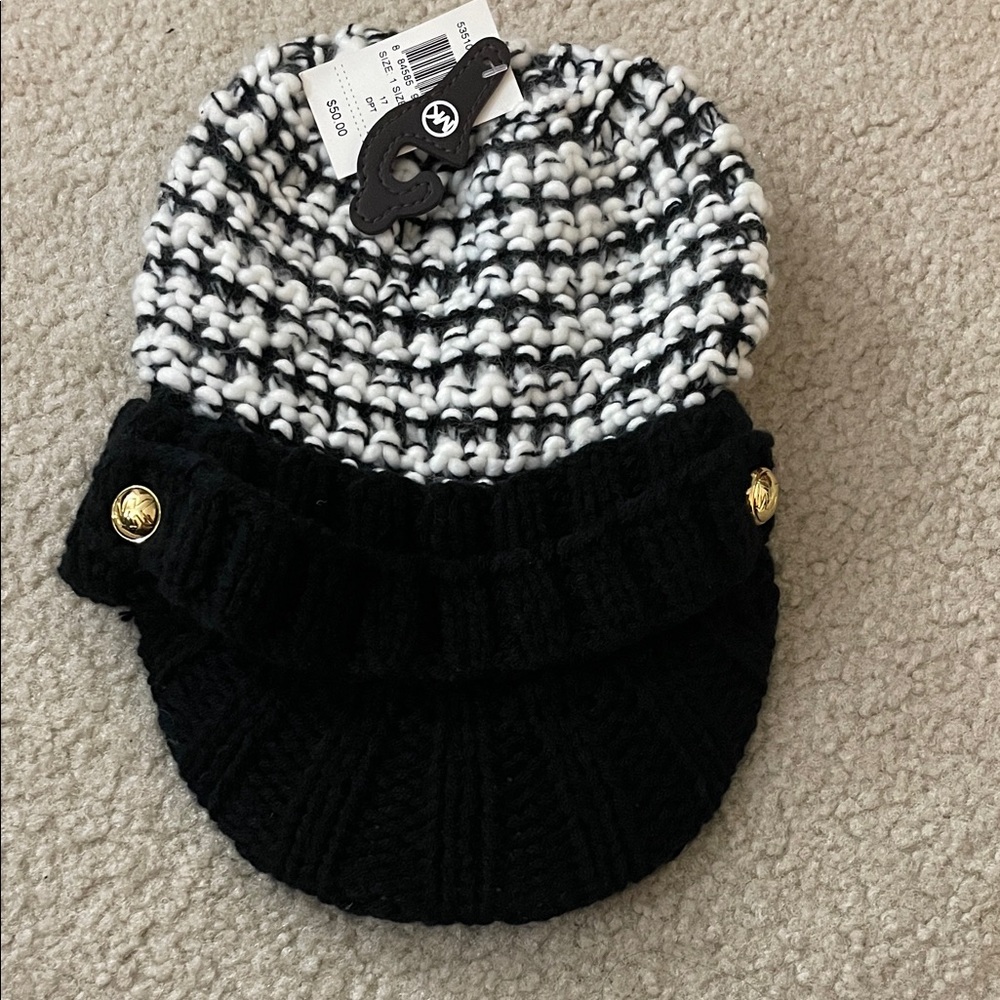 Michael Kors Knit Hat With Lid NWT
